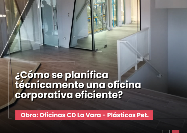 Elementos esenciales en la construcción oficinas corporativas